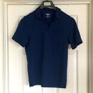 Rhône pocket polo-retro navy RARE